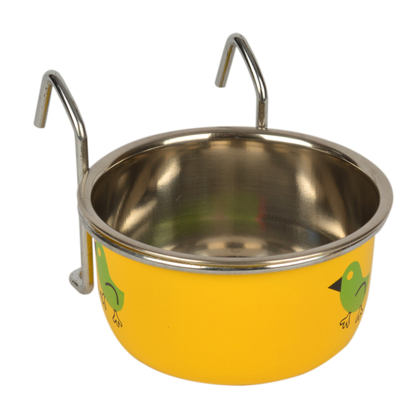 10 Oz. KE-3291HP 6 Adet Renkli Askılı Kancalı Çelik Kuş Yemliği