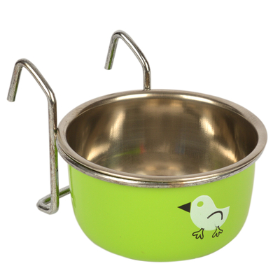 10 Oz. KE-3291HP 6 Adet Renkli Askılı Kancalı Çelik Kuş Yemliği - Thumbnail