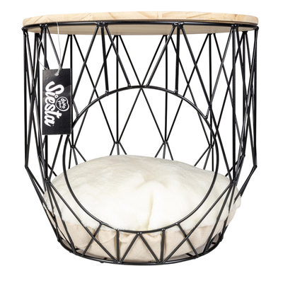 Duvo - 11825 Metal Kedi Dinlenme Sepeti 33x33x39 cm