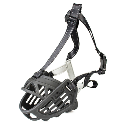 12334 Kauçuk Köpek Ağızlığı Siyah XXLarge - Thumbnail