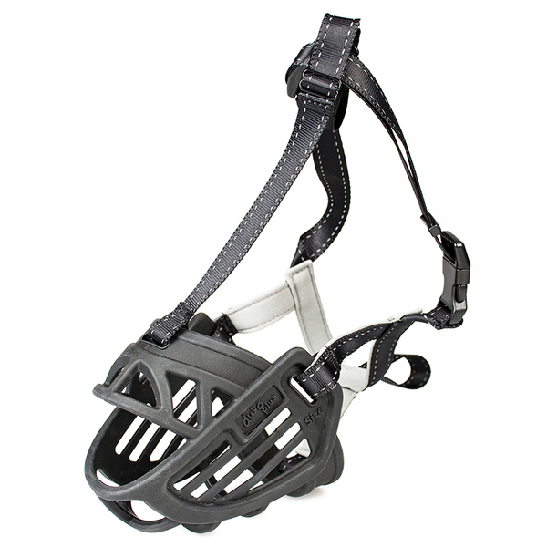 12334 Kauçuk Köpek Ağızlığı Siyah XXLarge