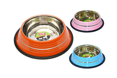 Flip - 24 Oz. KE-3204PS Flip Renkli Şeritli Mama Kabı