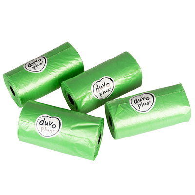 311336 Köpek Biyobozunur Dışkı Toplama Poşeti Yeşil 4x20 Adet - Thumbnail