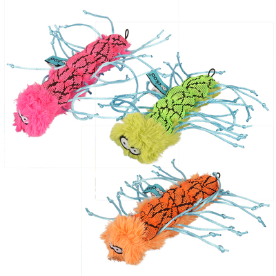 409/463956 Kedi Catnipli Hareketli 24 ayaklı Karışık Renkli Oyuncak 17x4x4 cm - Thumbnail