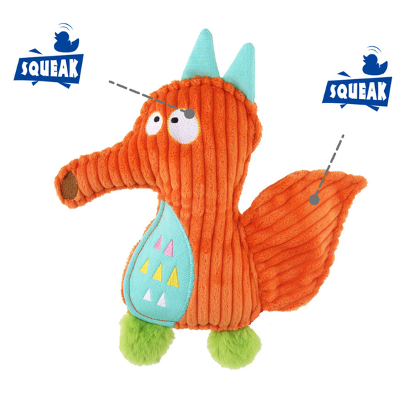 4113 Orman Kaşifi Kurt - Sesli Köpek Oyuncağı