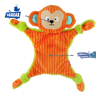 4115 Orman Kaşifi Maymun – Sesli Köpek Oyuncağı - Thumbnail