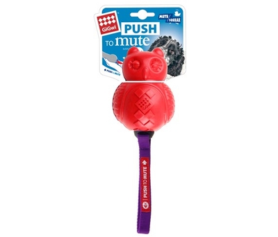 GiGwi - 6173 Push To Mute Baykuş Ses Kont. Köpek Oyun.