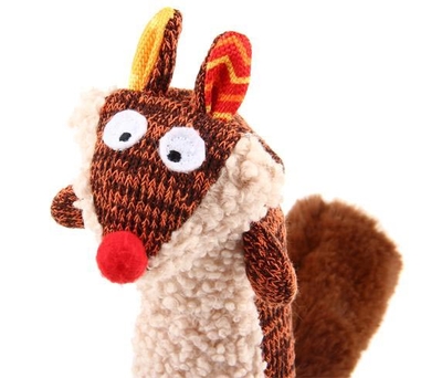 6238 Plush Friendz Sesli Peluş Sincap 35 cm - Thumbnail