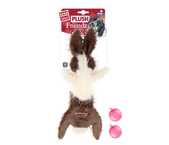 6254 Plush Friendz Sesli Tavşan Peluş Köpek Oyunca