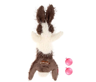 6254 Plush Friendz Sesli Tavşan Peluş Köpek Oyunca - Thumbnail