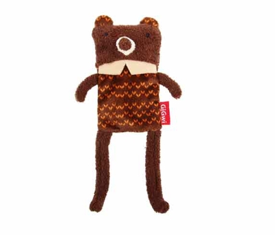 6267 Plush Friendz Çift Sesli Ayı Kahverengi Peluş - Thumbnail