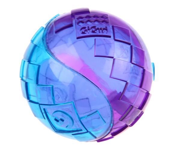 6297 Gigwi Ball Sert Top 6 cm Şeffaf Renkli