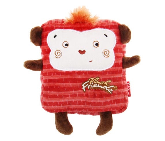 6416 Plush Friendz Kare Maymun Sesli Oyuncak