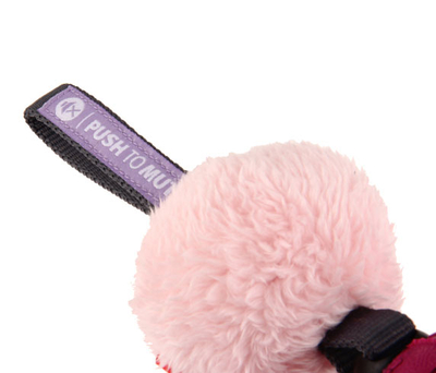 6456 Forestails Mor pompomlu Tavşan Sesli-Sessiz O - Thumbnail