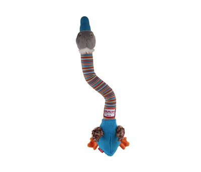 GiGwi - 6626 Plush Friendz Ördek Mavi Oyuncak Kemik Sesli