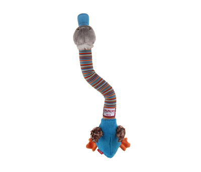 GiGwi - 6636 Plush Friendz Ördek Mavi Oyuncak Kemik Sesli