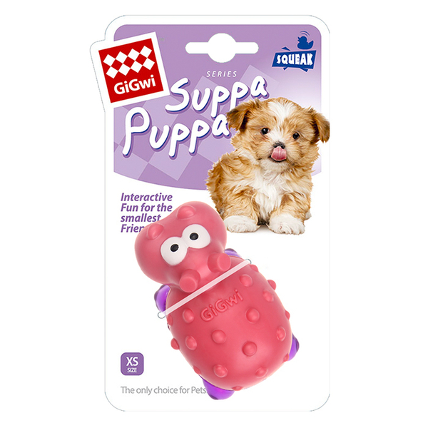 6985 Suppa Puppa Hipopotam Diş Kaşıma Pembe/Mor