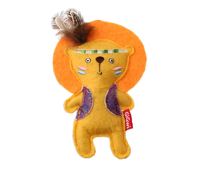 GiGwi - 7234 Catnipli Aslan Peluş Kedi Oyuncagı