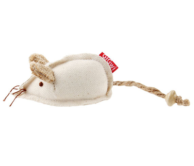 7287 Catnipli Fare Natural Kumaşlı Kedi Oyuncagı - Thumbnail