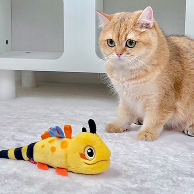 7479 Kuyruğu Sallanan Kertenkele Kedi Oyuncağı - Thumbnail