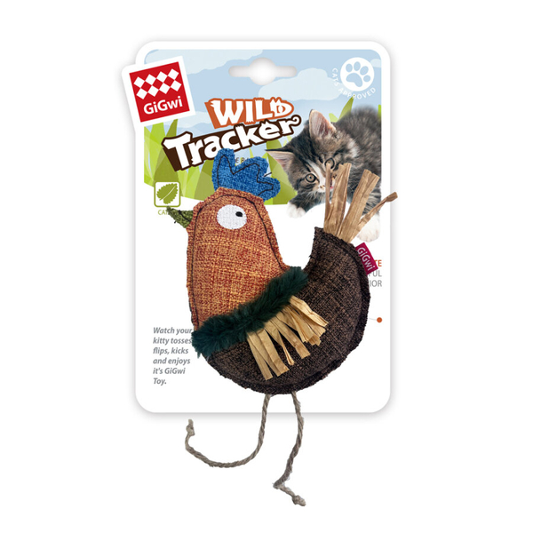 7499 Vahşi İzci Tavuk – Rafya Kurdeleli Kedi Oyuncağı