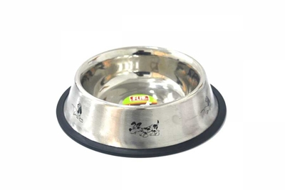 Flip - 8 Oz. KE-3202MD Figürlü Çelik Mama Kabı