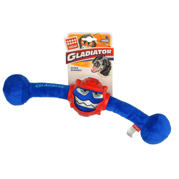 8041 Sesli Gladiatör Peluş Oyuncak Mavi Medium