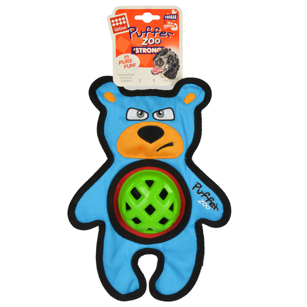 8430 Mavi Peluş Ayı Sesli Köpek Oyuncağı