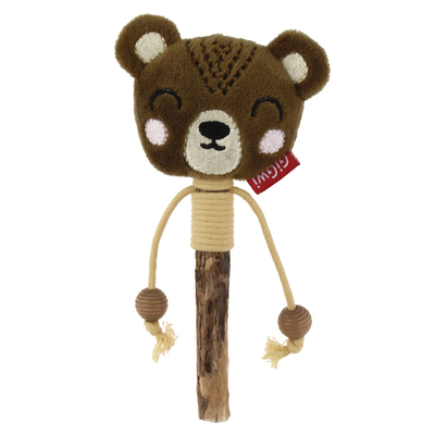 GiGwi - 8520 Ahşap Kedi Oyun Stick Ayı