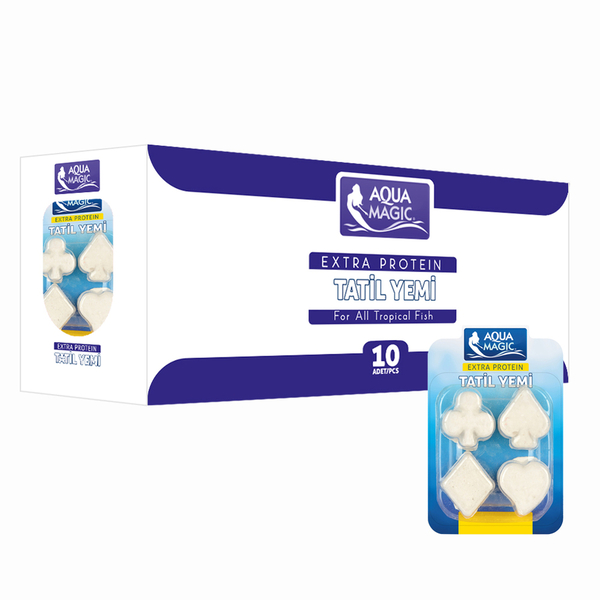 Aqua Magic Haftalık Tatil Yemi 4'lü 10 Adet.