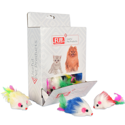 Flip - CT15018 Peluş Tül Kuyruklu Fare 30 Adet