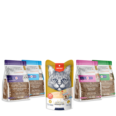 Felicia - Felicia 1 Kg Mama Seti+Wanpy Mix Kedi Ödülü - MART