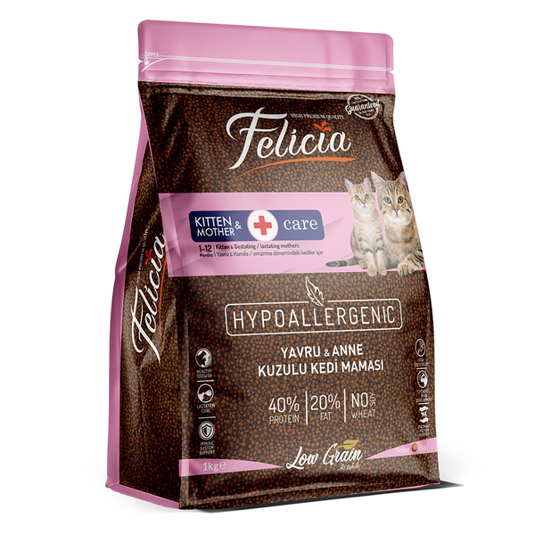Felicia 5x1 Kg Tavuklu Az Tahıllı Yavru Kedi Maması HypoAllergenic Kedi Maması