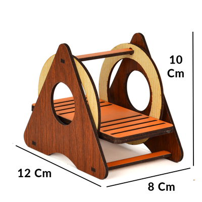 Flip Hamster Salıncağı Renkli - Thumbnail