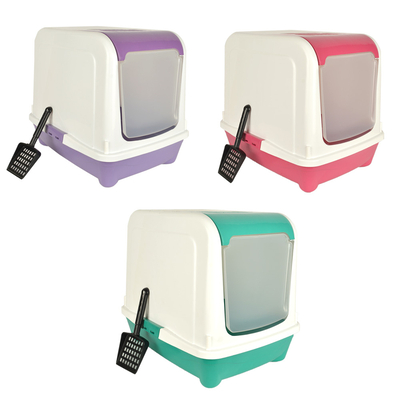 Flip - Flip Kapalı Lüx Kedi Tuvaleti - 3 Adet.