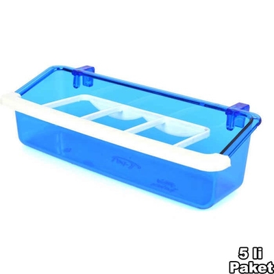 Fit Fly - Izgaralı Lüx Yemlik Mavi 5'li 15 cm