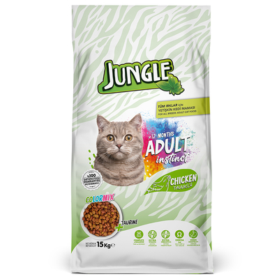 Jungle - Jungle 15 kg Colormix Tavuklu Kedi Maması.