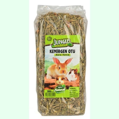 Jungle - Jungle Eko 5'li Kuru Yonca Kemirgen Otu 300 gr