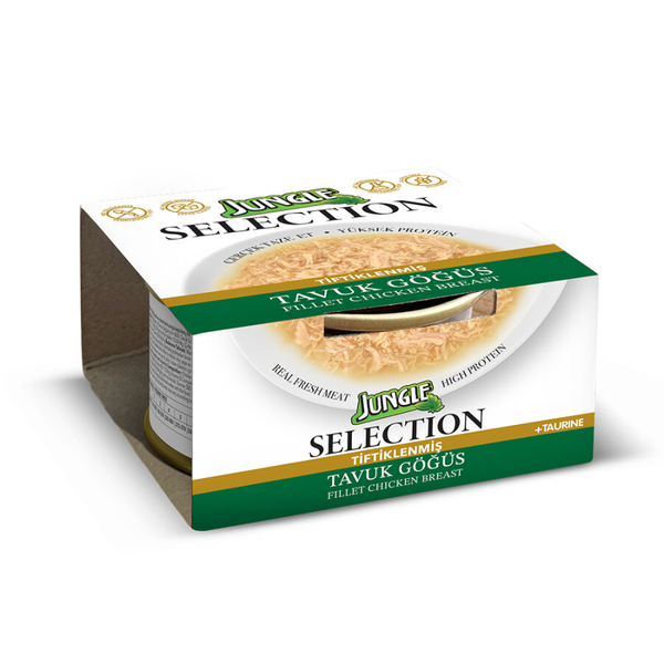 Jungle Selection 70 g Tavuklu Kedi Yaş Mama 12 Adet