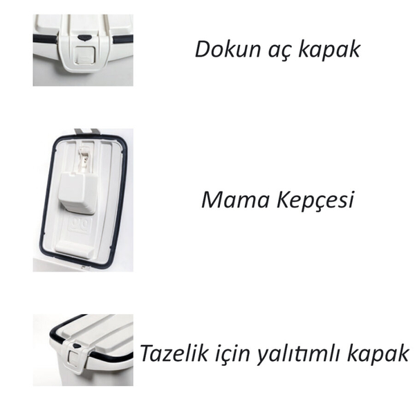 Mama Saklama Kabı Small-Beyaz 12 Lt