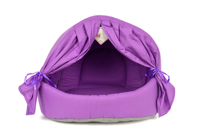 Perdeli Kumaş Yuva Mor - Thumbnail