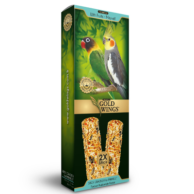 Gold Wings Premium - Premium Paraket 2'li Kraker Meyveli 6'lı.