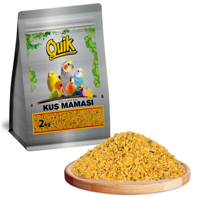 Quik - Quik Ballı Yumurtalı 2 Kg Kuş Maması