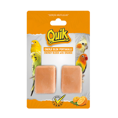 Quik Enerji Bloğu Portakallı 2'li 10 Adet - Thumbnail
