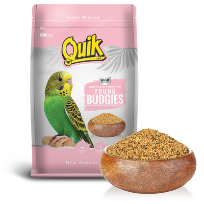 Quik - Quik Junior Yavru Muhabbet Yemi 400gr 12'li