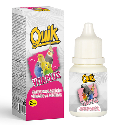 Fit Fly - Quik Vita Plus Kuş Vitamini 25 ml 12'li
