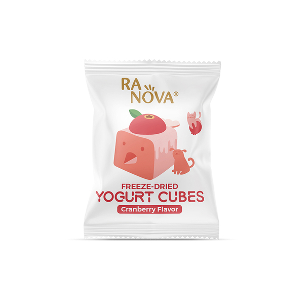 Ranova Kedi&Köpekler İçin Dondurularak Kurutulmuş Yoğurt *1g *40'lı (Karışık Lezzet)
