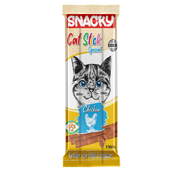 Snacky Kedi Stick Ödül Tavuklu 3*5 gr-50 Adet