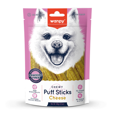 Wanpy - Wanpy Tahılsız Peynirli Köpek Çiğneme Ödülü 100g