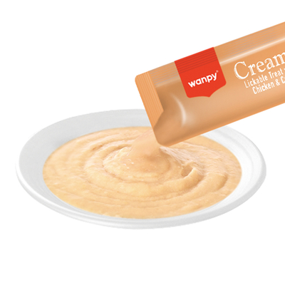 Wanpy Tavuklu&Yengeçli 25*14 gr Krema Kedi Ödülü RAC-056 - Thumbnail